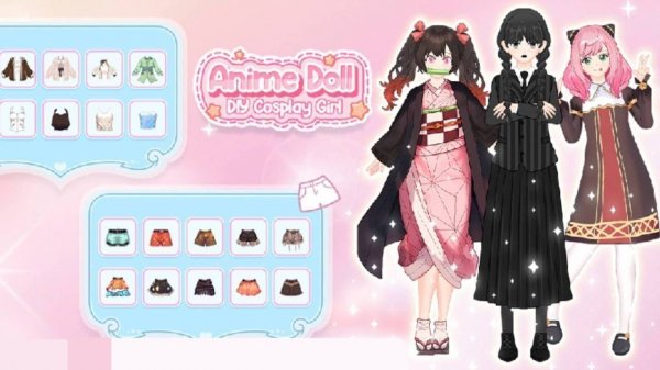 Anime Doll - DIY Cosplay Girl Dress Up Game