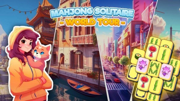 Mahjong Solitaire World Tour: Puzzle Game