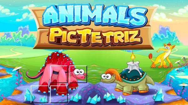 Animals Pic Tetris: Picture Puzzle Game