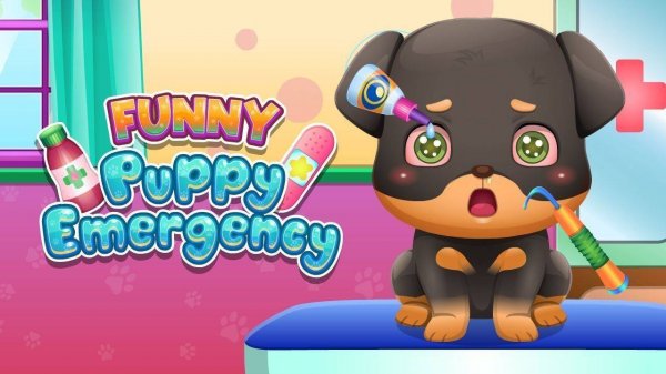 Funny Puppy Emergency: Animal Vet Doctor Game
