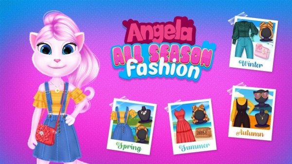 Angela All Season Fashion: Makeup & Style Game