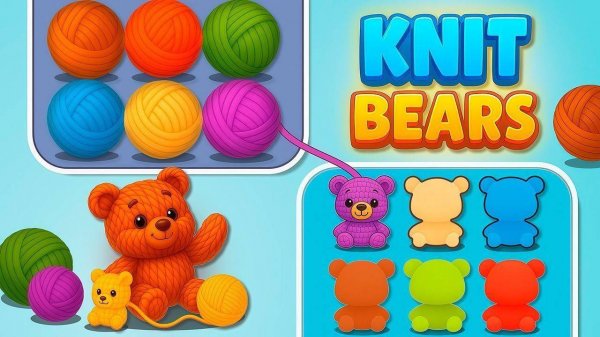 Knit Bears Puzzle Game