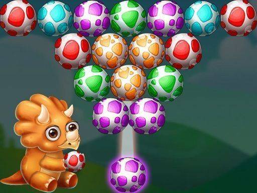 Dino Egg Shooter Puzzle Game