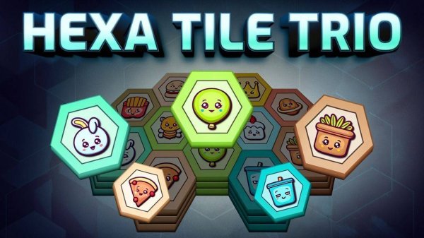 Hexa Tile Trio - Puzzle Game