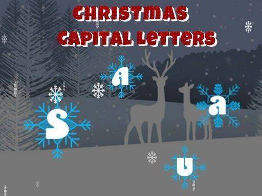 Christmas Capital Letters Game