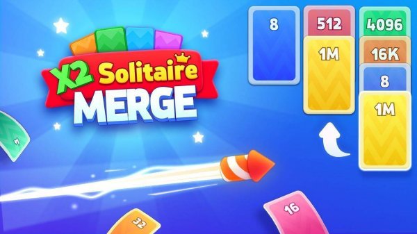 X2 Solitaire Merge: 2048 Cards Puzzle Game