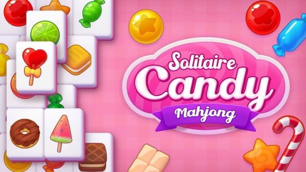 Solitaire Mahjong Candy: Sweet Puzzle Game
