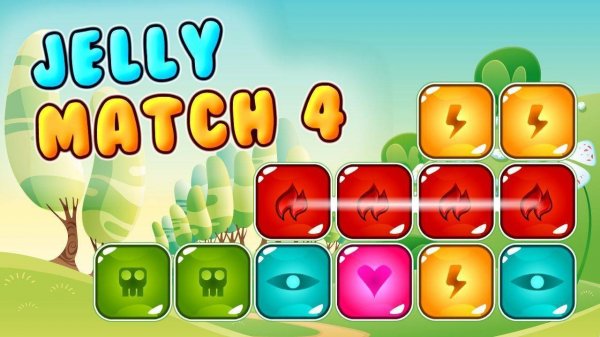 Jelly Match 4 Puzzle Game