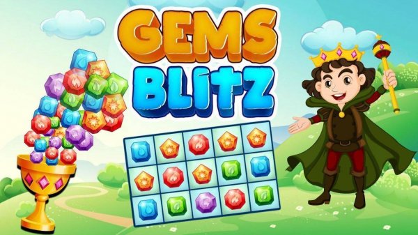 Gems Blitz: Match 3 Puzzle Game