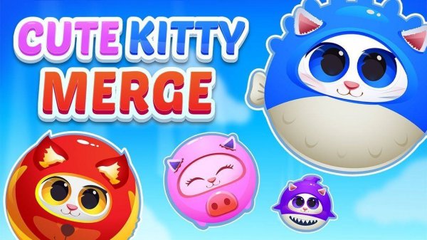 Cute Kitty Merge: Solitaire Farming Game