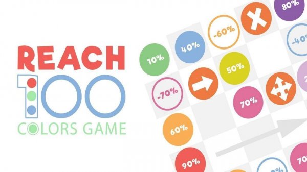 Reach 100 Colors: Puzzle & Numbers Game