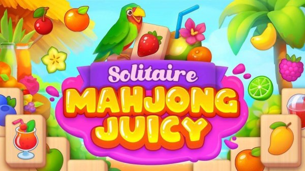 Solitaire Mahjong Juicy: Fruit Match Puzzle Game