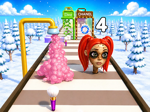 Makeup Runner Action Game