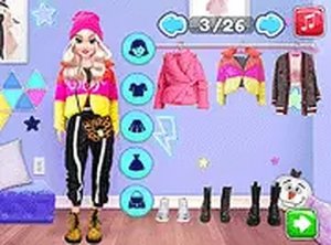 Winter Aesthetic Streetwear Dress Up Game