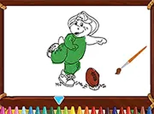 Barney Color Art for Kids