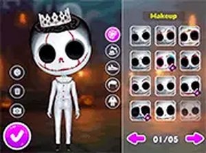 Nightmare Couple Halloween Party Dress Up Game