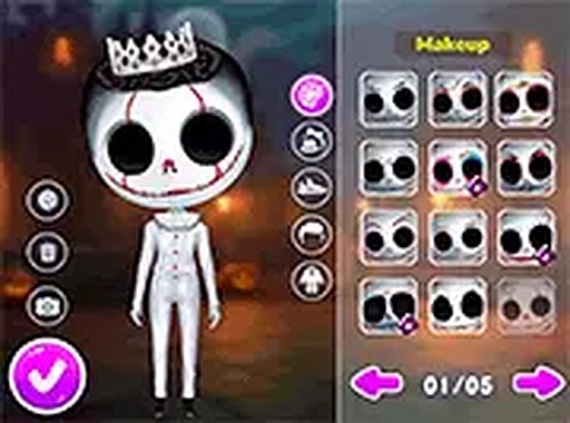 Nightmare Couple Halloween Party Dress Up Game