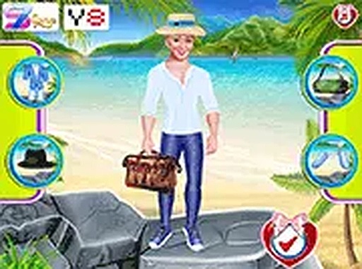 Couples Honeymoon Destination Dress Up Game