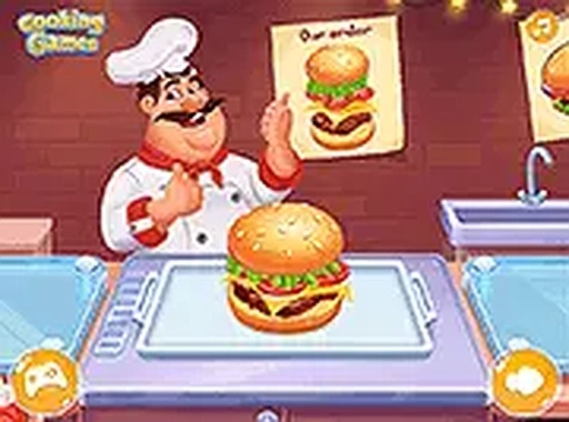 Hamburger Cooking Mania Online Game