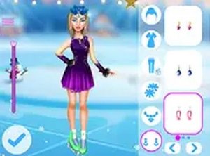 Ice Skating Ballerina Dress Up Game