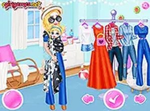 Princesses Baby Wearing Fun Online Game