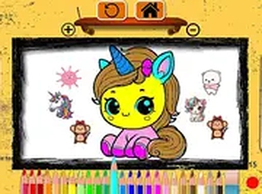 Unicorn Coloring Challenge Online Game