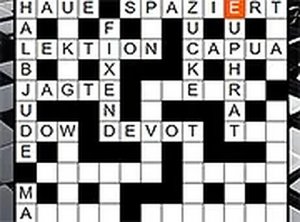 T&auml;gliches L&uuml;ckenkreuzwort - Daily German Word Puzzle Game